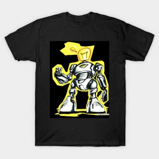 little bulb robot man T-Shirt